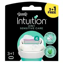 Trekpleister Wilkinson Sword 2-In-1 Sensitive Navulmesjes aanbieding