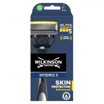Trekpleister Wilkinson Sword Hydro5 Skin Protection Advanced Scheersysteem aanbieding