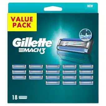 Trekpleister Gillette Mach3 Scheermesjes aanbieding