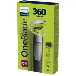 Trekpleister Philips OneBlade Face+Body QP2834/23 Trimmer, Scheerapparaat en Styler aanbieding