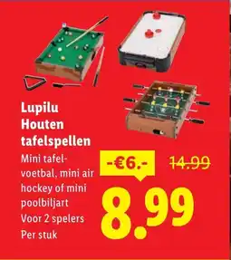 Lidl Lupilu Houten tafelspellen aanbieding