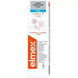 Trekpleister Elmex Complete Care Caries Protection Plus Tandpasta aanbieding