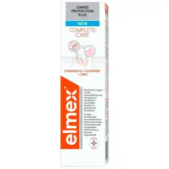 Trekpleister Elmex Complete Care Caries Protection Plus Tandpasta aanbieding