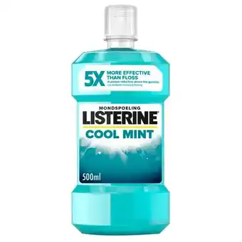 Trekpleister Listerine Cool Mint Mondspoeling aanbieding