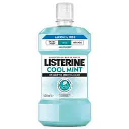Trekpleister Listerine Cool Mint Milde Smaak Mondwater aanbieding