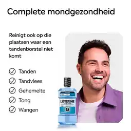Trekpleister Listerine Total Care Anti-Tandsteen Mondspoeling aanbieding