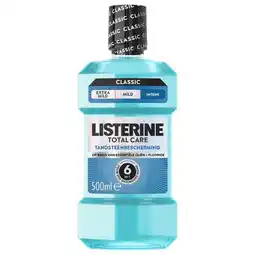 Trekpleister Listerine Total Care Anti-Tandsteen Mondspoeling aanbieding