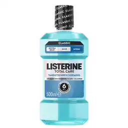 Trekpleister Listerine Total Care Anti-Tandsteen Mondspoeling aanbieding