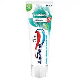 Trekpleister Aquafresh Coolmint Tandpasta aanbieding