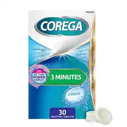 Trekpleister Corega 3 Minutes Dagelijkse Reiniger Tabletten aanbieding