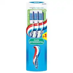 Trekpleister Aquafresh Flex Interdental Medium Tandenborstels aanbieding