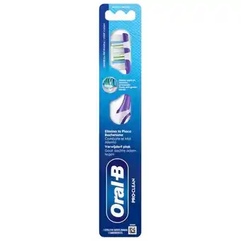 Trekpleister Oral-B Pro-Clean Medium Tandenborstel aanbieding