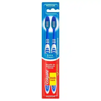 Trekpleister Colgate Extra Clean Medium Tandenborstels aanbieding
