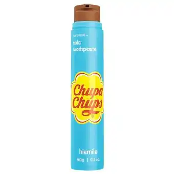 Trekpleister Hismile Chupa Chups Cola Tandpasta aanbieding