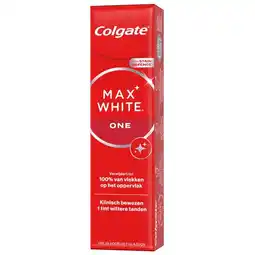 Trekpleister Colgate Max White One Whitening Tandpasta aanbieding