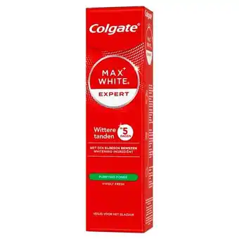 Trekpleister Colgate Max White Expert Purifying Power Tandpasta aanbieding