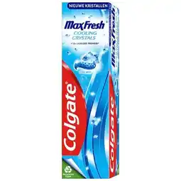 Trekpleister Colgate Max Fresh Cooling Crystals Tandpasta aanbieding