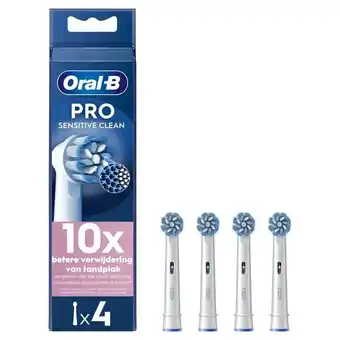Trekpleister Oral-B Pro Sensitive Clean Opzetborstels aanbieding