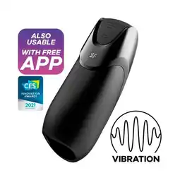 Trekpleister Satisfyer Men Vibration+ Connect App Vibrator aanbieding