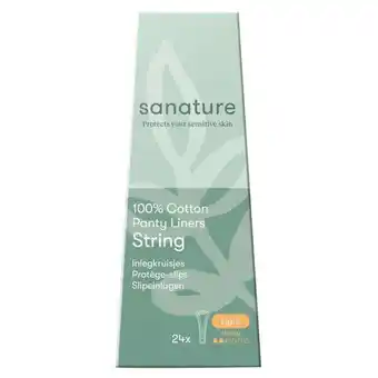 Trekpleister Sanature 100% Katoenen String Inlegkruisjes aanbieding