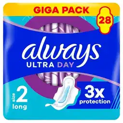Trekpleister Always Ultra Day Long Maandverband aanbieding