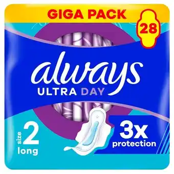 Trekpleister Always Ultra Day Long Maandverband aanbieding