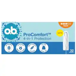 Trekpleister o.b. ProComfort Super Tampons aanbieding