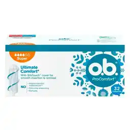 Trekpleister o.b. ProComfort Super Tampons aanbieding