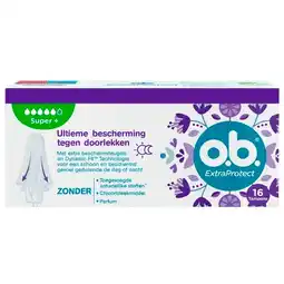 Trekpleister o.b. ExtraProtect Super + Comfort Tampons aanbieding