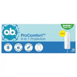 Trekpleister o.b. ProComfort Super Plus Tampons aanbieding