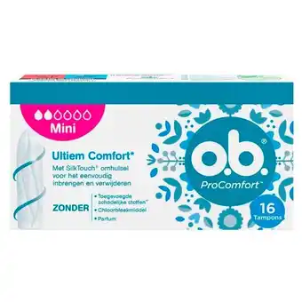 Trekpleister o.b. ProComfort Mini Tampons aanbieding