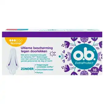 Trekpleister o.b. ExtraProtect Normal Tampons aanbieding