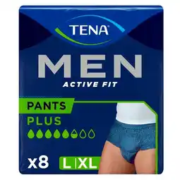 Trekpleister Tena Men Active Fit Pants Plus Incontinentiebroekjes aanbieding
