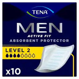 Trekpleister Tena Men Level 2 Medium Absorbent Protector aanbieding