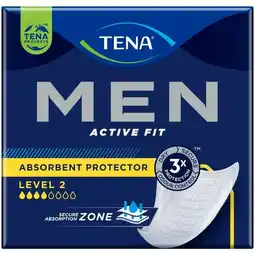 Trekpleister Tena Men Level 2 Medium Absorbent Protector aanbieding