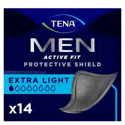 Trekpleister Tena Men Active Fit Extra Light Protective Shield aanbieding