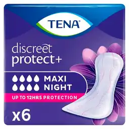 Trekpleister Tena Lady Discreet Maxi Night Verbanden aanbieding