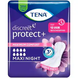 Trekpleister Tena Lady Discreet Maxi Night Verbanden aanbieding