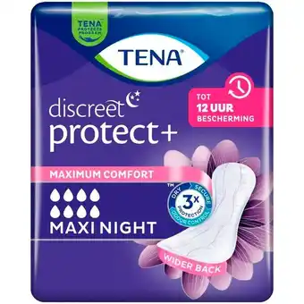 Trekpleister Tena Lady Discreet Maxi Night Verbanden aanbieding