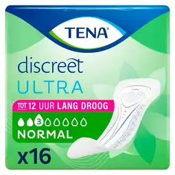 Trekpleister Tena Discreet Ultra Normal Dunne Verbanden aanbieding