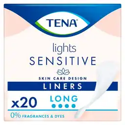 Trekpleister Tena Lights Sensitive Long Inlegkruisjes aanbieding