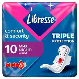 Trekpleister Libresse Maxi Goodnight Wing Maandverband aanbieding