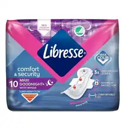 Trekpleister Libresse Maxi Goodnight Wing Maandverband aanbieding