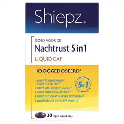 Trekpleister Shiepz Nachtrust 3 in 1 Hooggedoseerd Liquid Capsules aanbieding