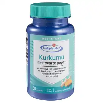 Trekpleister Trekpleister Kurkuma met Zwarte Peper Capsules aanbieding