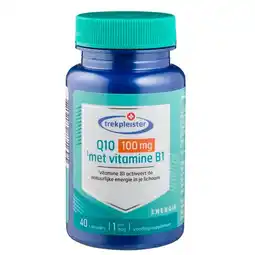 Trekpleister Trekpleister Q10 100 mg met Vitamine B1 Capsules aanbieding