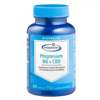 Trekpleister Trekpleister Magnesium B6 + CBD Tabletten aanbieding