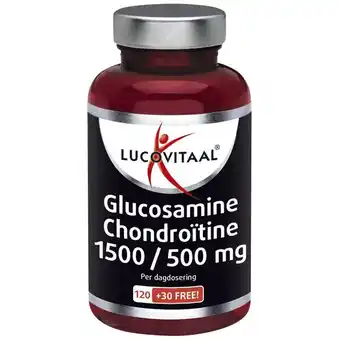 Trekpleister Lucovitaal Glucosamine Chondroitine 1500/500mg Tabletten aanbieding