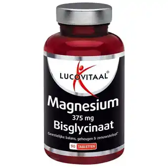 Trekpleister Lucovitaal Magnesium Bisglycinaat 375mg Tabletten aanbieding