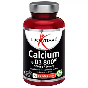 Trekpleister Lucovitaal Calcium & D3 800Ie Kauwtabletten aanbieding